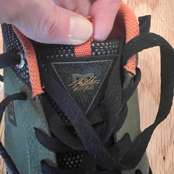 DC Cole Signature Black Green Men's Skateboard Skate Shoes Size 9 - Picture 9 of 12